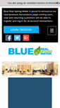 Mobile Screenshot of bluerealspringwater.com